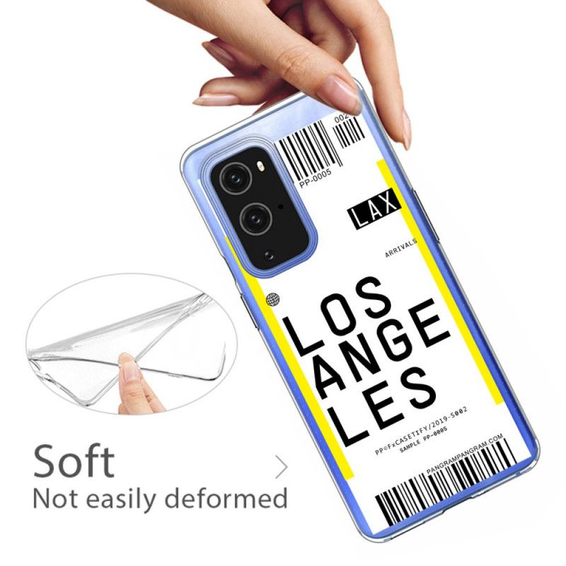 Cover Hoesje OnePlus 9 Telefoonhoesje Instapkaart Naar Los Angeles