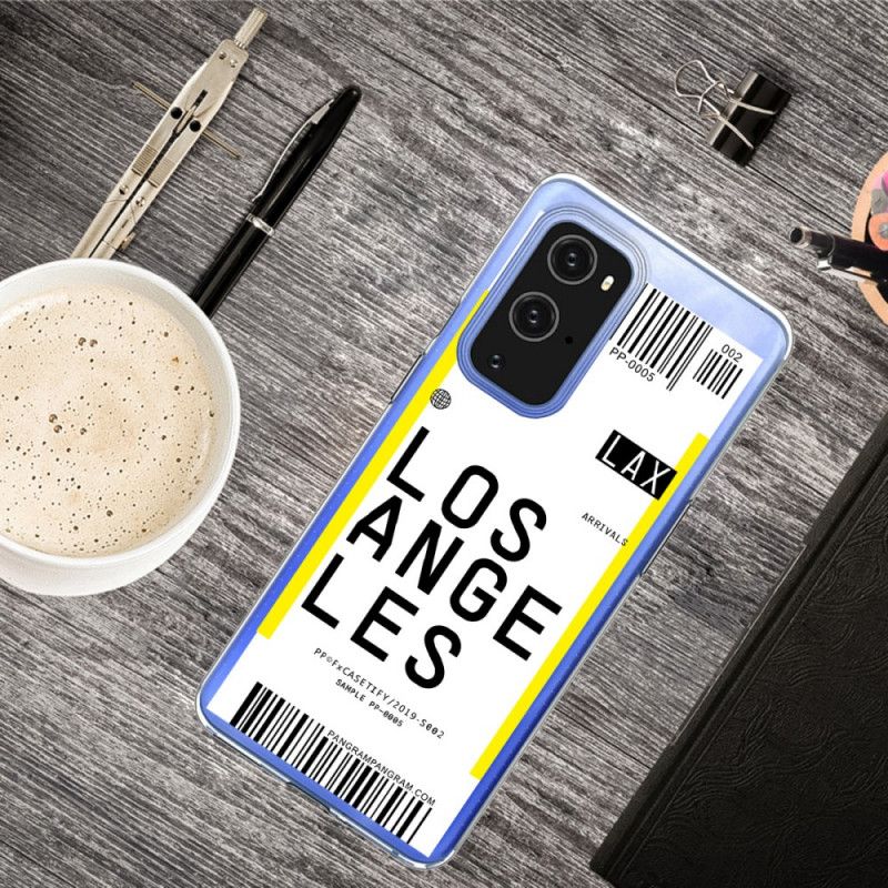 Cover Hoesje OnePlus 9 Telefoonhoesje Instapkaart Naar Los Angeles