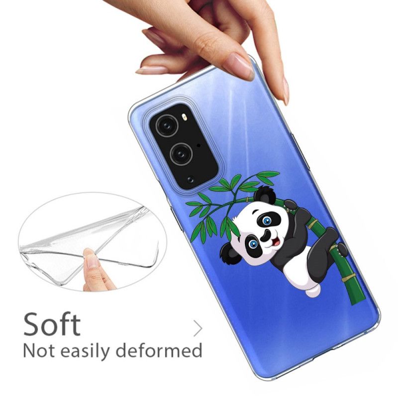 Cover Hoesje OnePlus 9 Telefoonhoesje Panda Op Bamboe