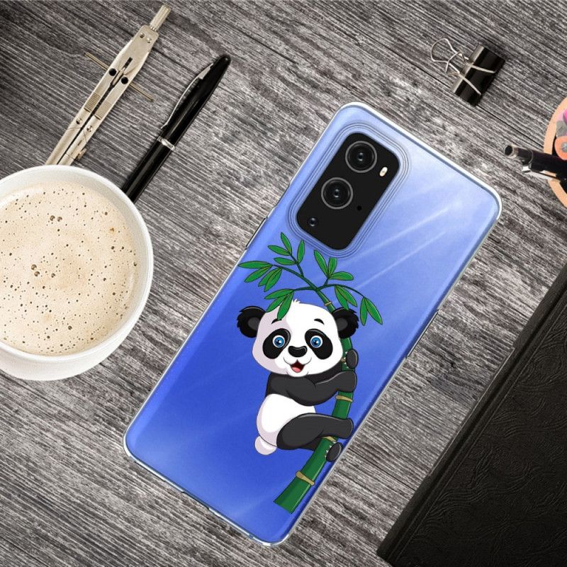 Cover Hoesje OnePlus 9 Telefoonhoesje Panda Op Bamboe
