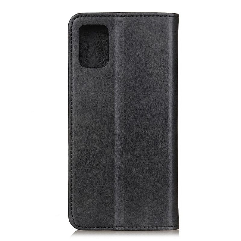 Folio-hoesje OnePlus 9 Rood Zwart Ingetogen Splitleer