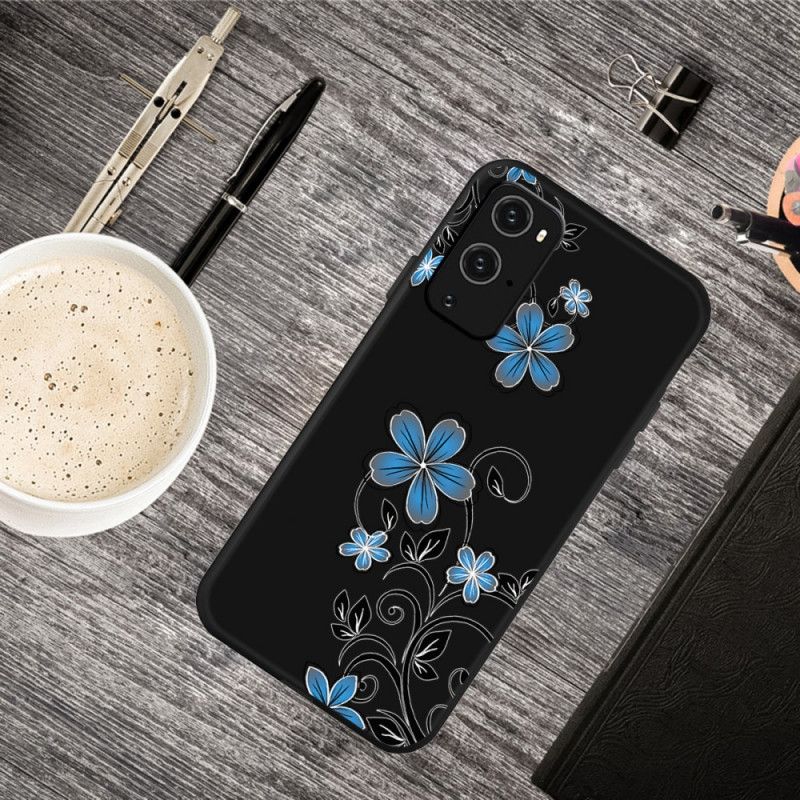Hoesje OnePlus 9 Blauwe Bloemen
