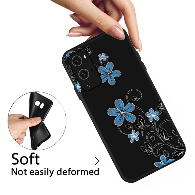 Hoesje OnePlus 9 Blauwe Bloemen