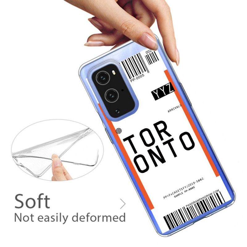 Hoesje OnePlus 9 Instapkaart Naar Toronto