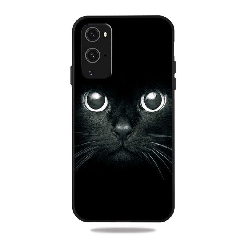 Hoesje OnePlus 9 Telefoonhoesje Kattenogen