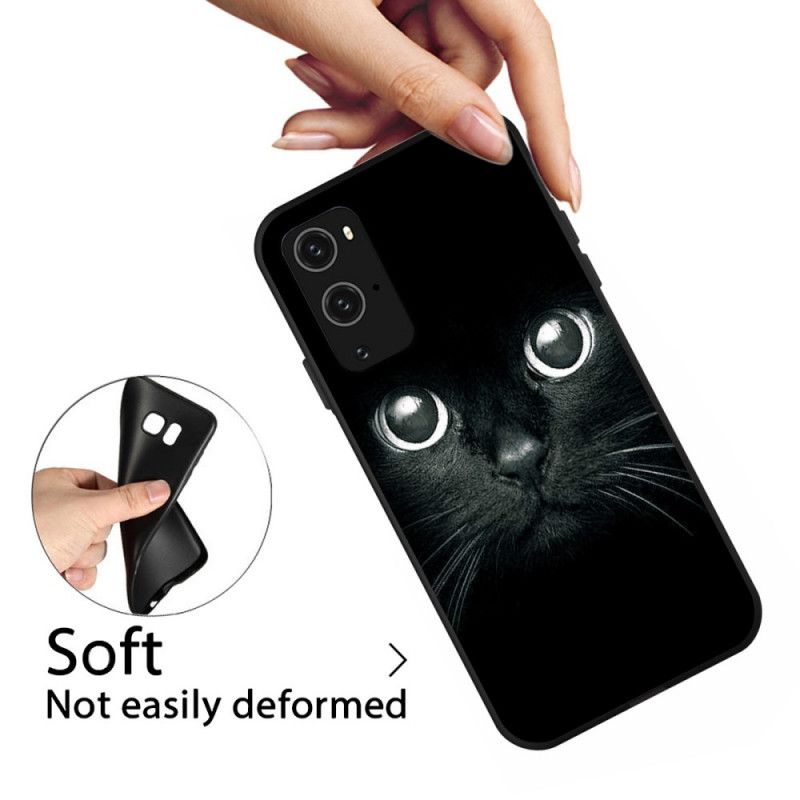 Hoesje OnePlus 9 Telefoonhoesje Kattenogen