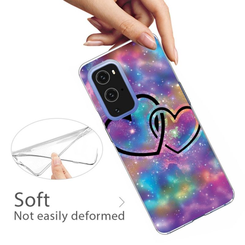 Hoesje voor OnePlus 9 Geketende Harten