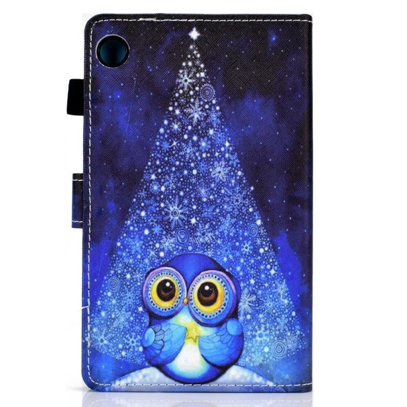 Cover Folio-hoesje Huawei MatePad T 8 Telefoonhoesje Blauwe Uil