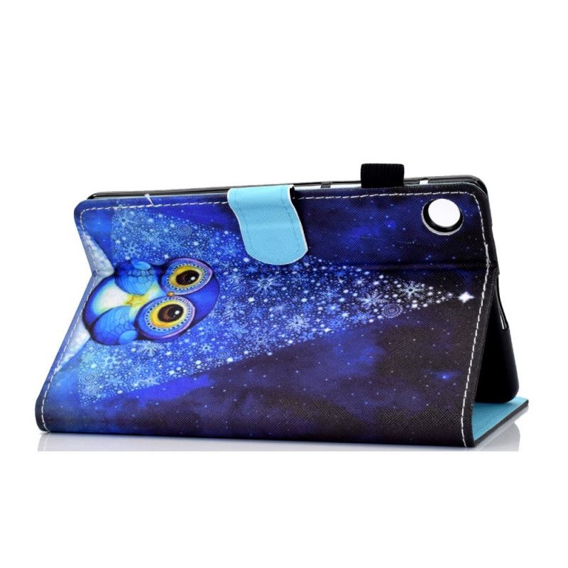 Cover Folio-hoesje Huawei MatePad T 8 Telefoonhoesje Blauwe Uil