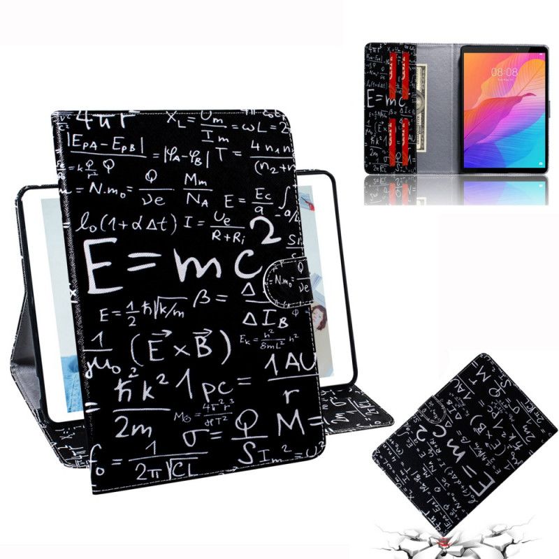 Cover Folio-hoesje Huawei MatePad T 8 Telefoonhoesje Wiskundige Berekeningen