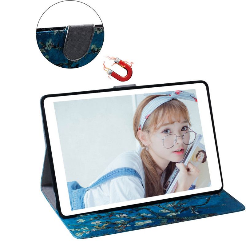 Leren Hoesje Huawei MatePad T 8 Bloeiende Takken