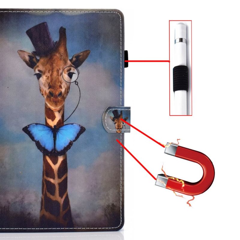 Leren Hoesje voor Huawei MatePad T 8 Giraf Chic
