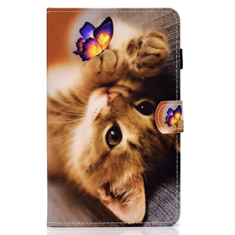 Leren Hoesje voor Huawei MatePad T 8 Mijn Kitten En Vlinder