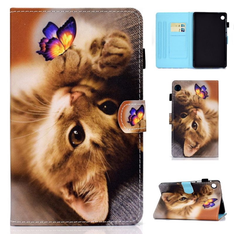 Leren Hoesje voor Huawei MatePad T 8 Mijn Kitten En Vlinder