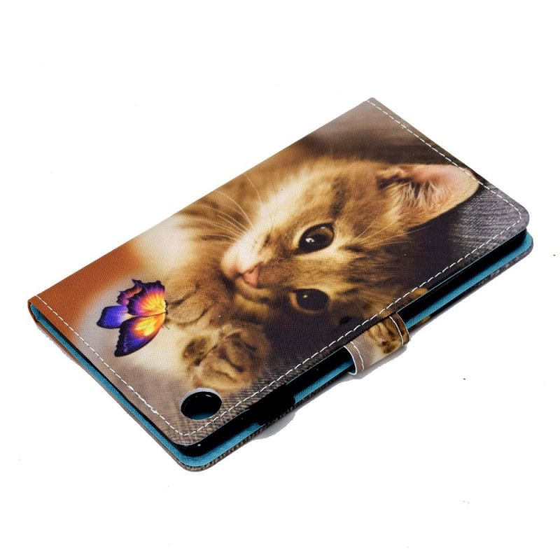 Leren Hoesje voor Huawei MatePad T 8 Mijn Kitten En Vlinder