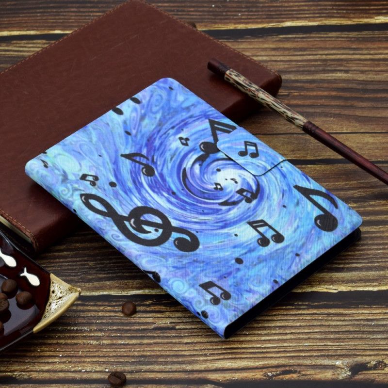 Leren Hoesje voor Huawei MatePad T 8 Muzieknoten