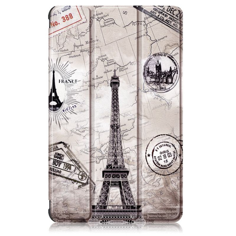 Smart Case Huawei MatePad T 8 Versterkte Retro Eiffeltoren