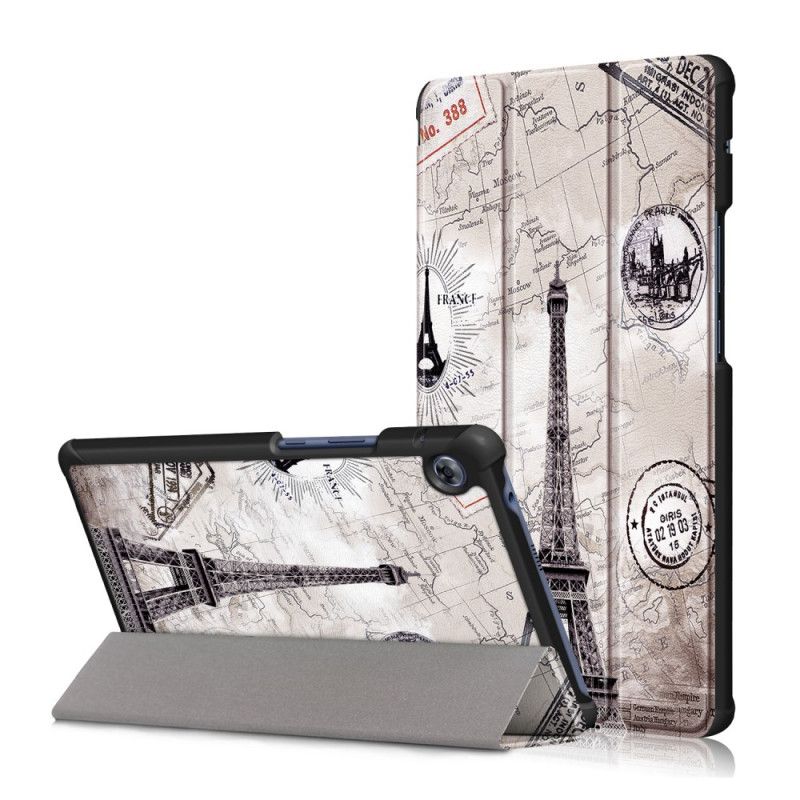 Smart Case Huawei MatePad T 8 Versterkte Retro Eiffeltoren