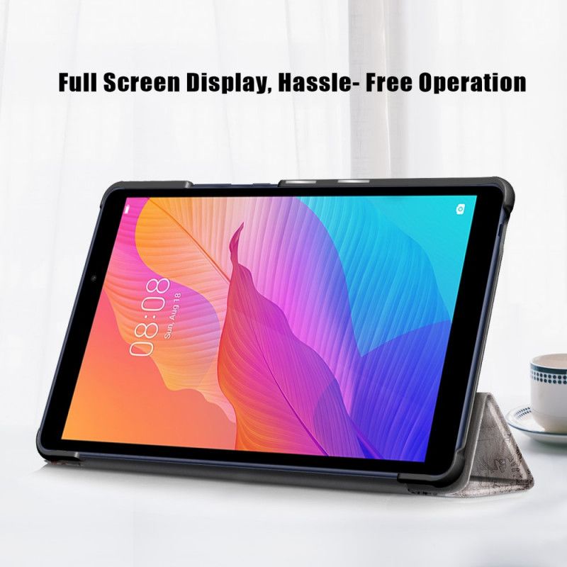 Smart Case Huawei MatePad T 8 Versterkte Retro Eiffeltoren