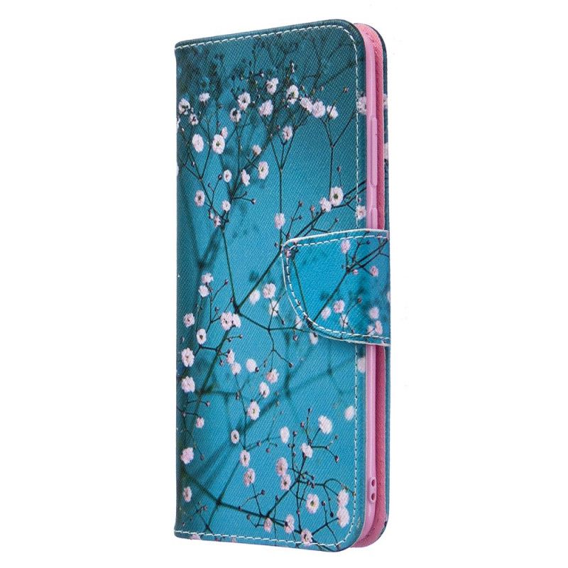 Bescherming Hoesje Samsung Galaxy M11 Telefoonhoesje Bloeiende Boom