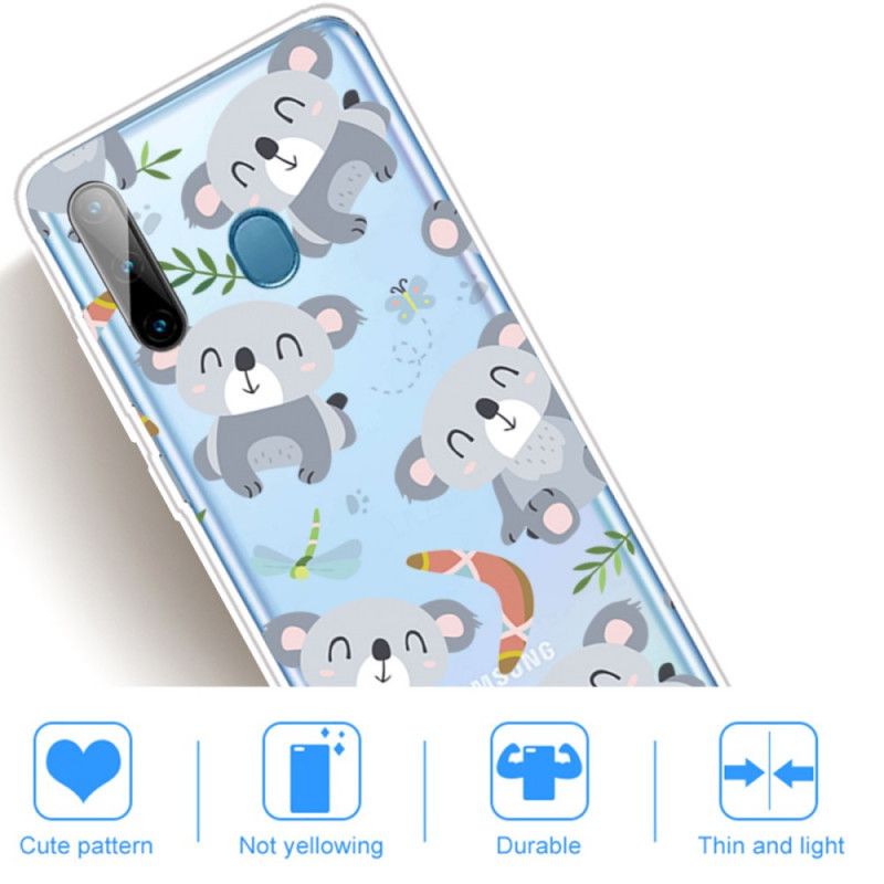Case Hoesje Samsung Galaxy M11 Telefoonhoesje Schattige Koala'S