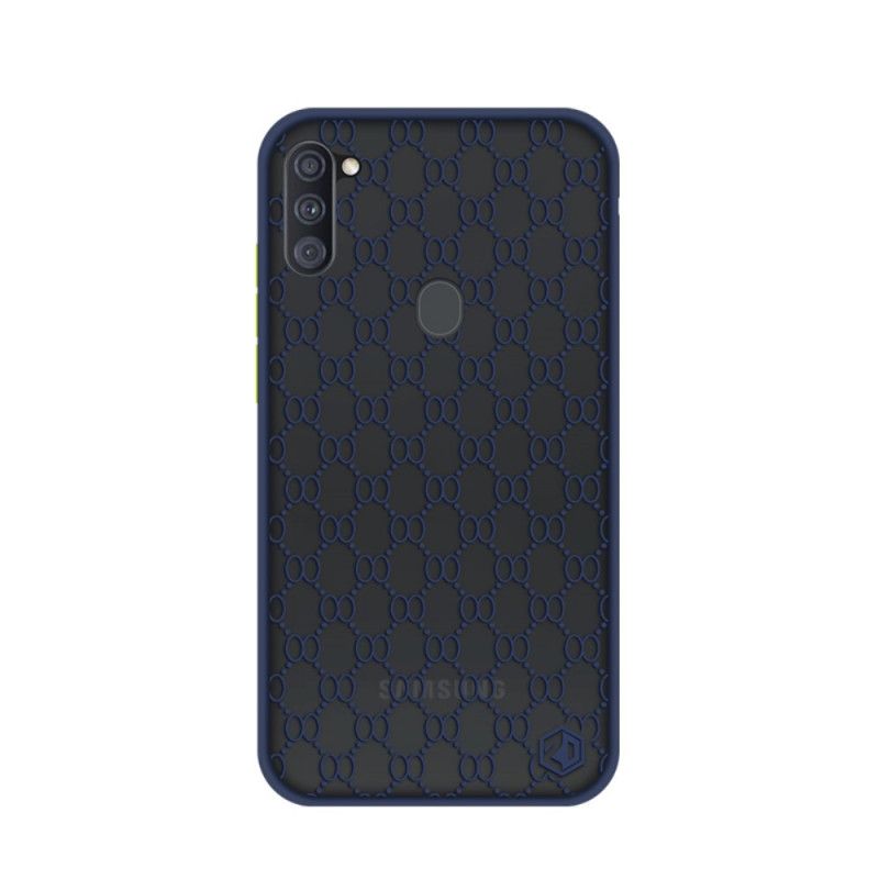 Case Hoesje Samsung Galaxy M11 Wit Zwart Telefoonhoesje Dennen Dun Serie Ii Pinwuyo