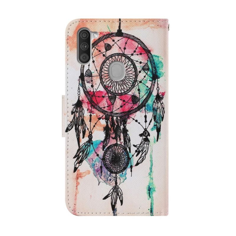 Flip Case Leren Samsung Galaxy M11 Aquarel Dromenvanger