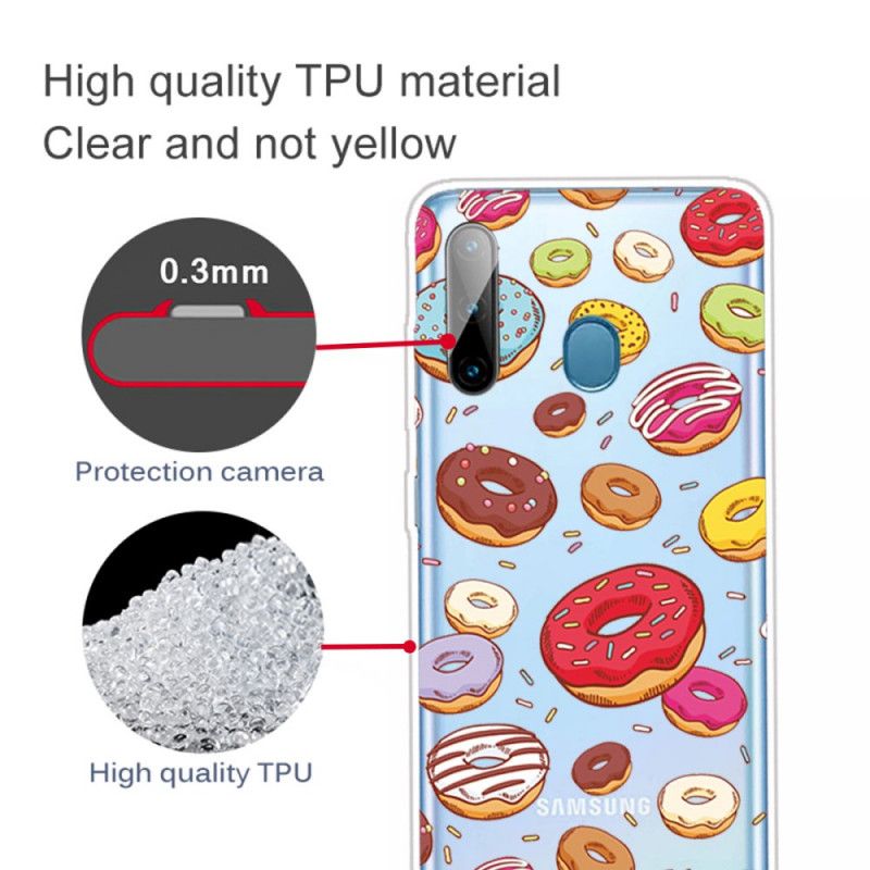 Hoesje Samsung Galaxy M11 Hou Van Donuts