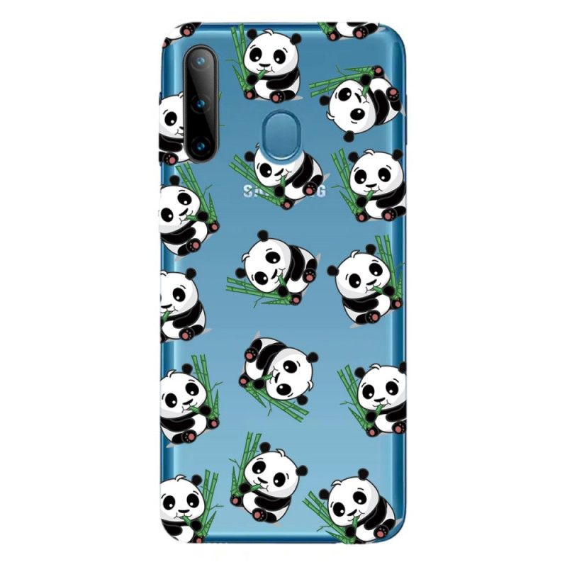 Hoesje voor Samsung Galaxy M11 Leuke Panda'S