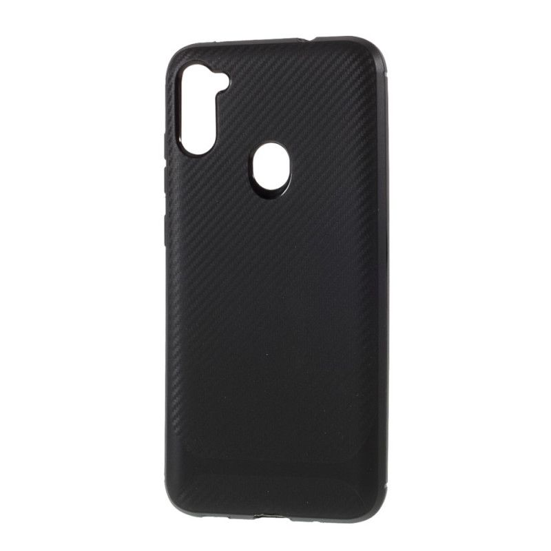 Hoesje voor Samsung Galaxy M11 Rood Zwart Modern Antislip