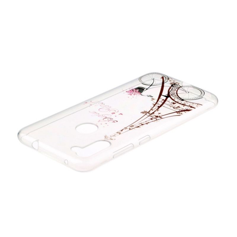 Hoesje voor Samsung Galaxy M11 Transparant Hallo Parijs