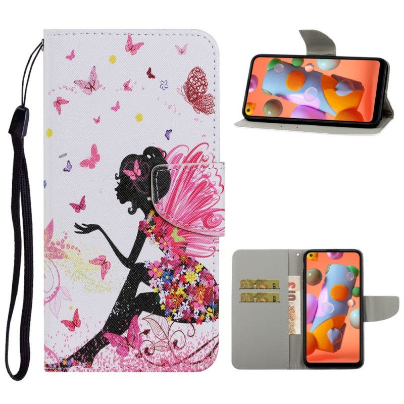 Leren Hoesje Samsung Galaxy M11 Magische Fee