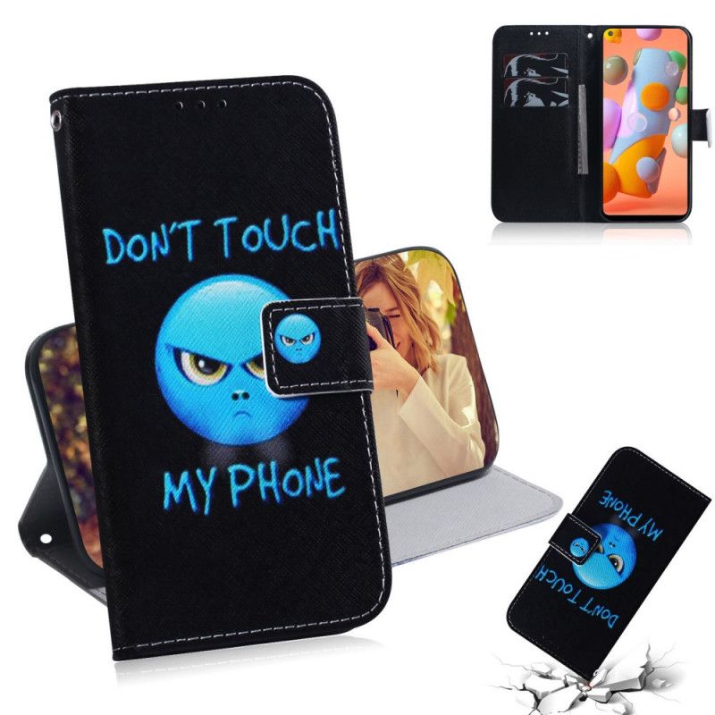 Leren Hoesje voor Samsung Galaxy M11 Emoji-Telefoon