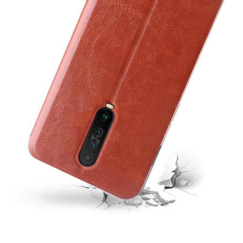 Folio-hoesje Xiaomi Redmi K30 Magenta Zwart Mofi Vintage Klassiek