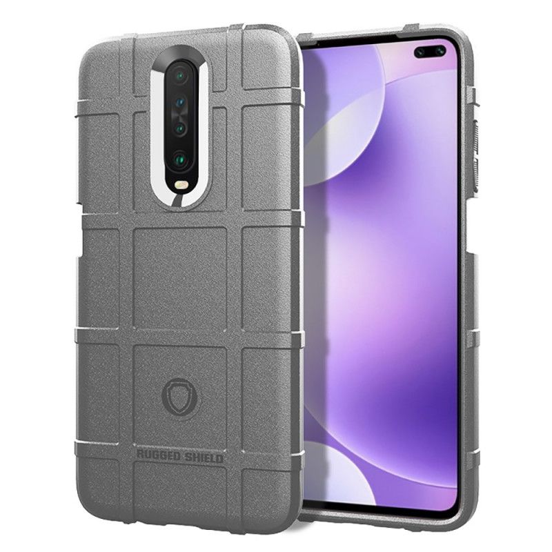 Hoesje voor Xiaomi Redmi K30 Grijs Zwart Robuust Schild