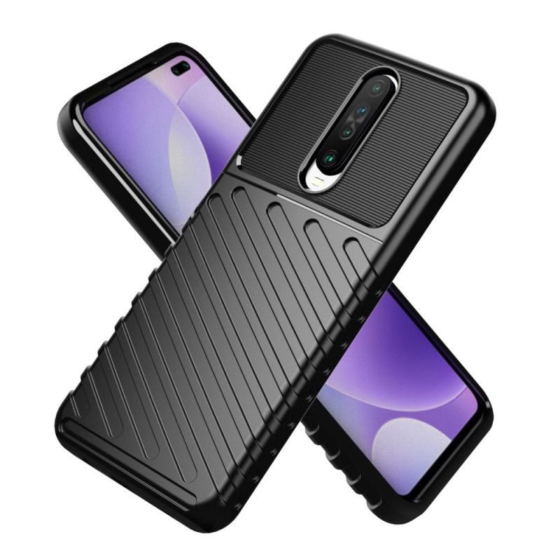 Hoesje Xiaomi Redmi K30 Groen Zwart Donderreeks