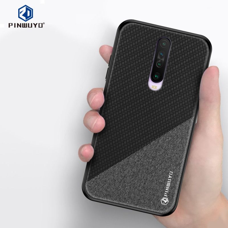 Hoesje Xiaomi Redmi K30 Magenta Zwart Pinwuyo Eer-Serie