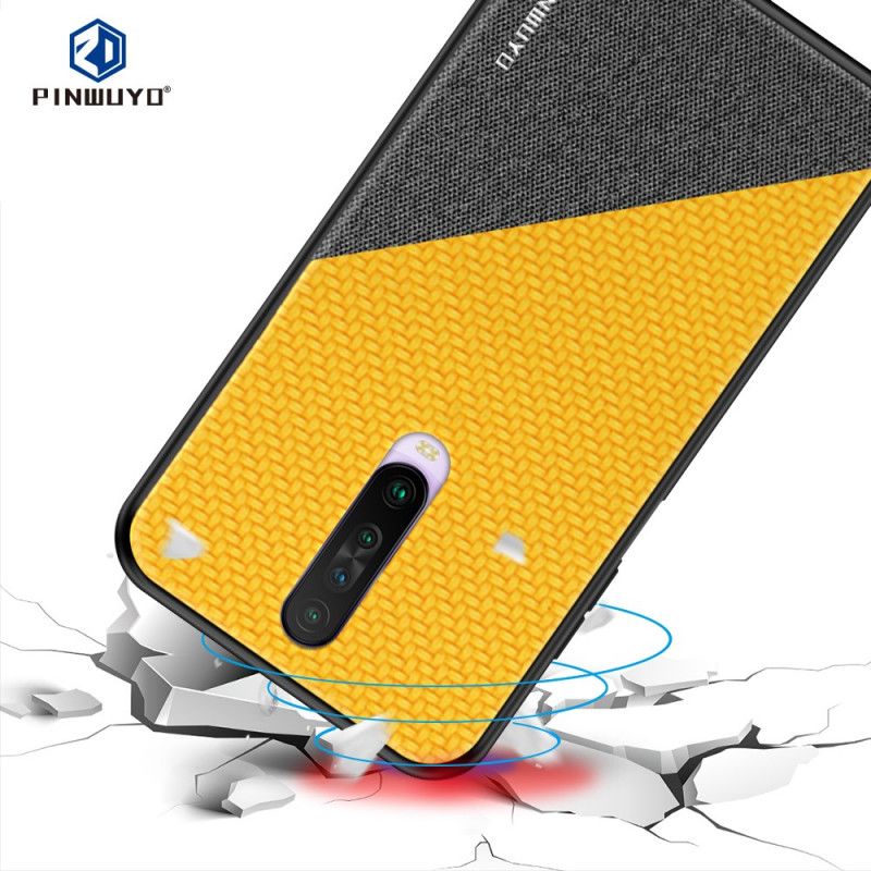Hoesje Xiaomi Redmi K30 Magenta Zwart Pinwuyo Eer-Serie