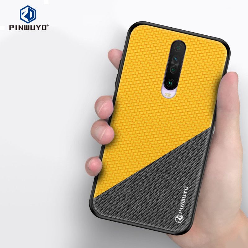 Hoesje Xiaomi Redmi K30 Magenta Zwart Pinwuyo Eer-Serie
