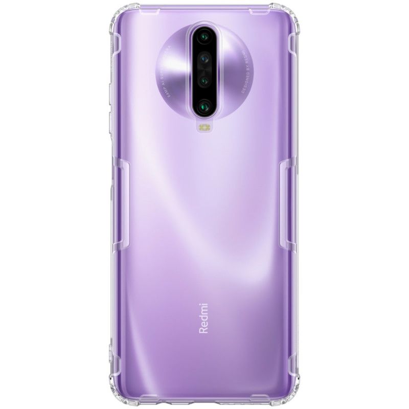 Hoesje Xiaomi Redmi K30 Transparant Grijs Versterkt Transparant Nillkin