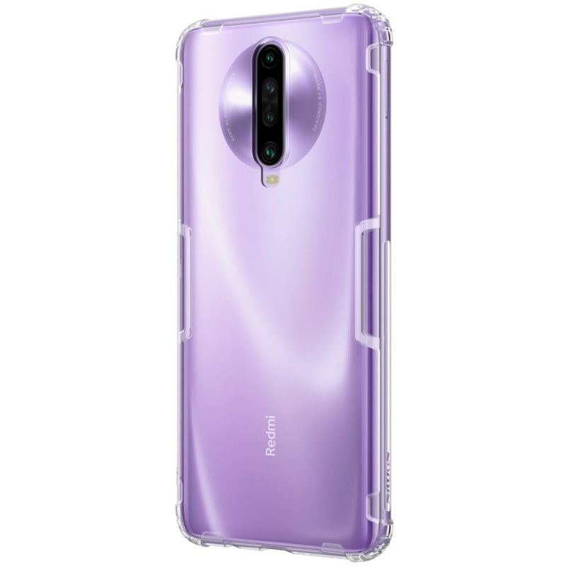 Hoesje Xiaomi Redmi K30 Transparant Grijs Versterkt Transparant Nillkin