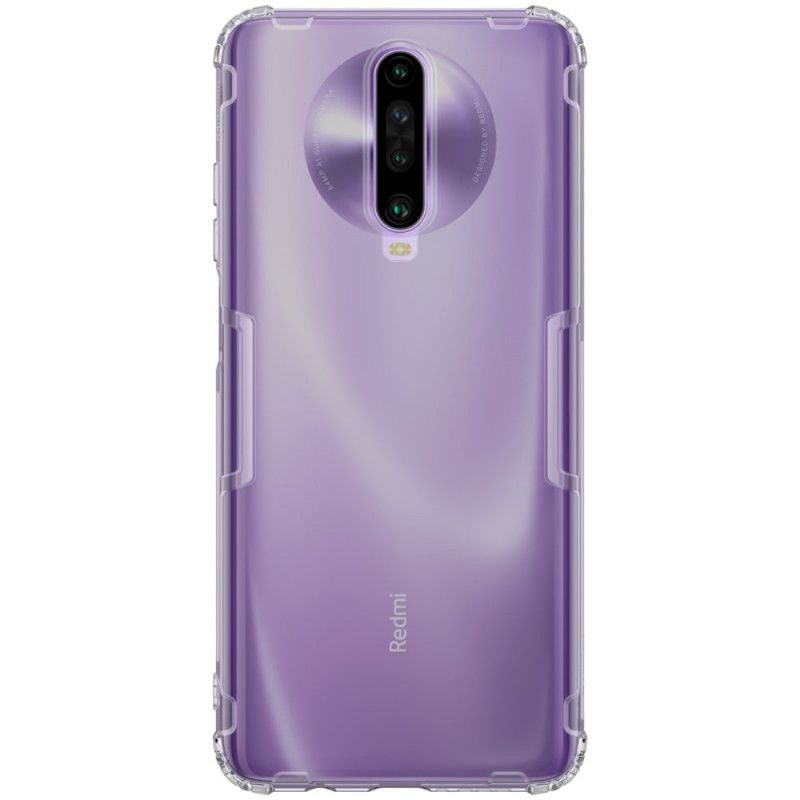 Hoesje Xiaomi Redmi K30 Transparant Grijs Versterkt Transparant Nillkin