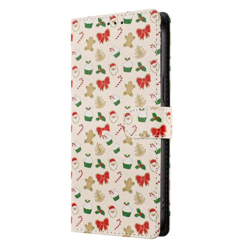 Flip Case Leren Xiaomi 17 Kerst