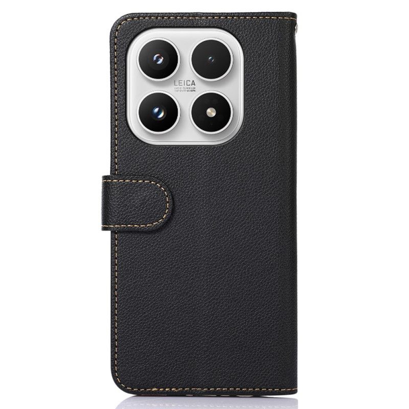 Flip Case Leren Xiaomi 17 Khazneh Tweekleurig