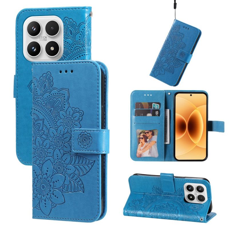 Flip Case Leren Xiaomi 17 Mandala-print