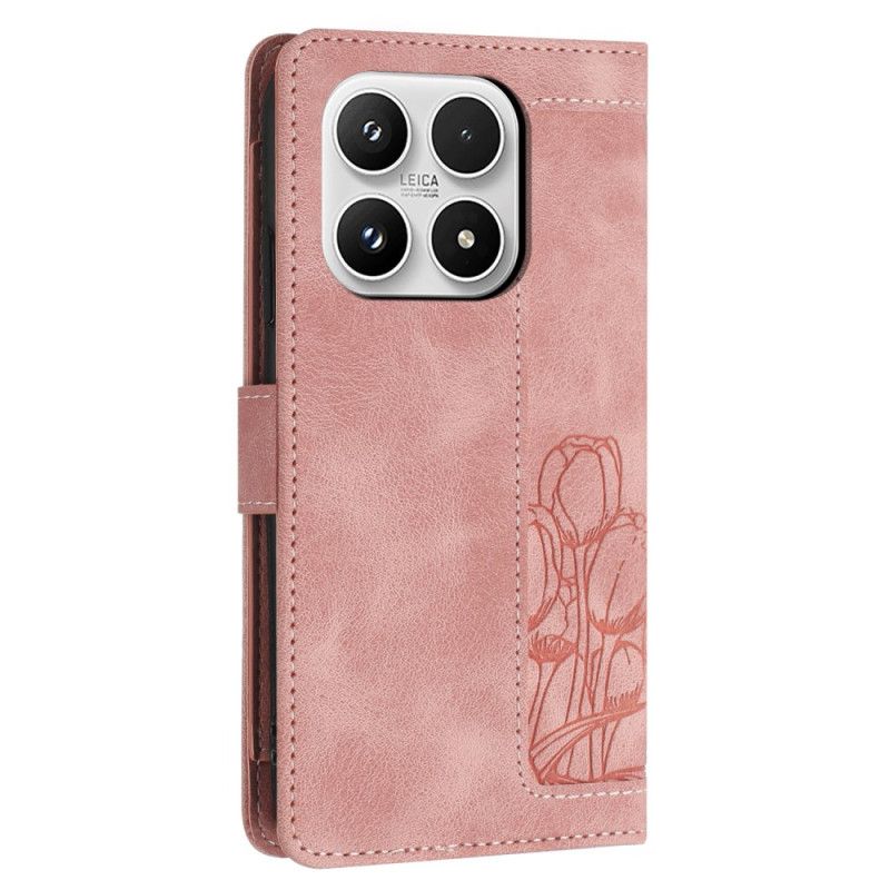 Flip Case Leren Xiaomi 17 Portemonnee Met 5 Kaartsleuven