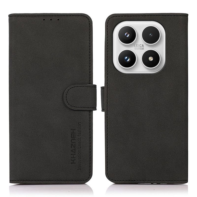 Folio-hoesje Xiaomi 17 Telefoonhoesje Khazneh Suède-effect