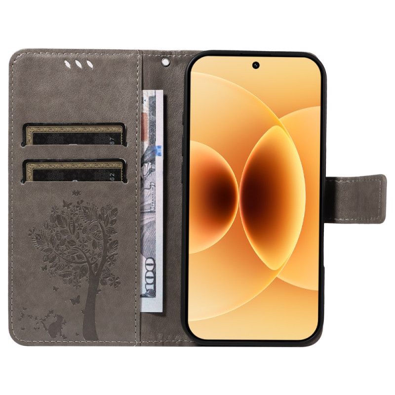 Folio-hoesje Xiaomi 17 Telefoonhoesje Krabpaal