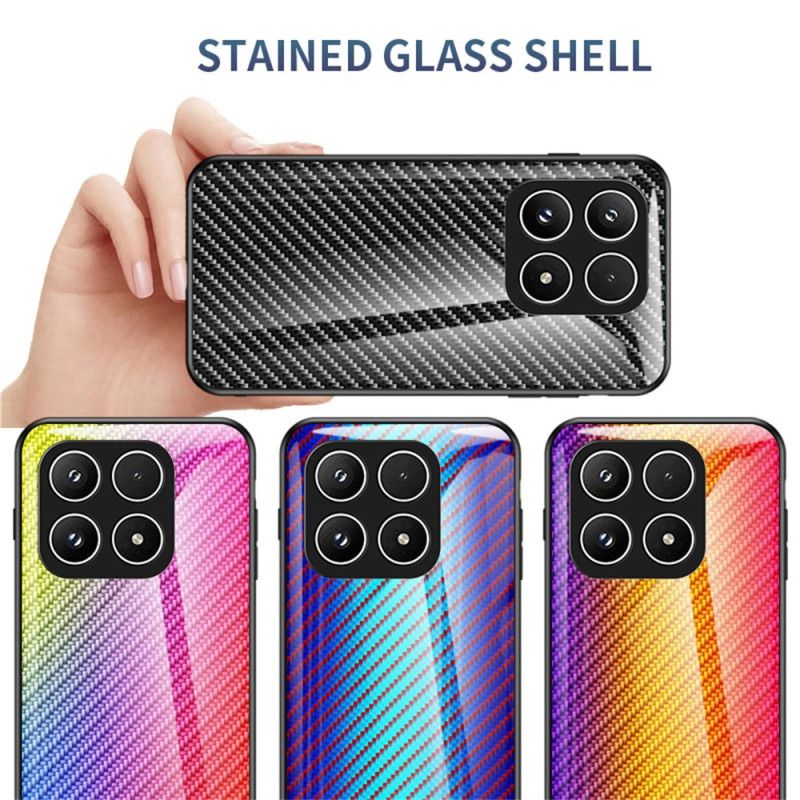 Hoesje Voor Xiaomi 17 Gehard Glas En Koolstofvezel