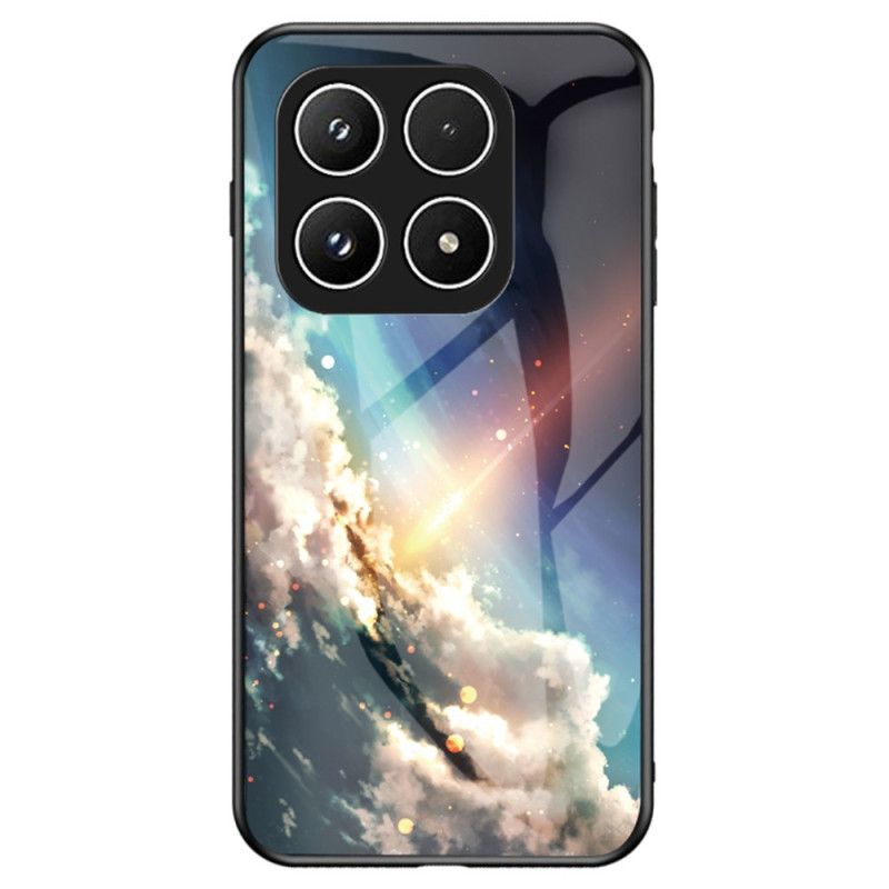 Hoesje Xiaomi 17 Gehard Glas Met Sterrenhemelmotief